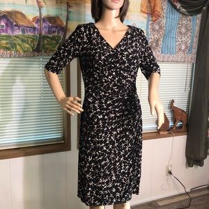 Ralph Lauren surplice jersey dress